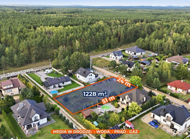 Działka Kolonia Borek ul. Jałowcowa Kolonia Lisów