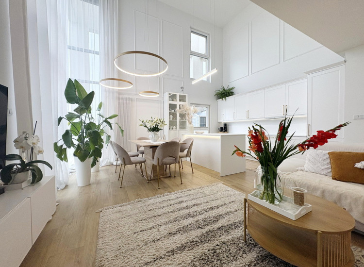 Imponujący apartament z antresolą + 3 tarasy Kielce