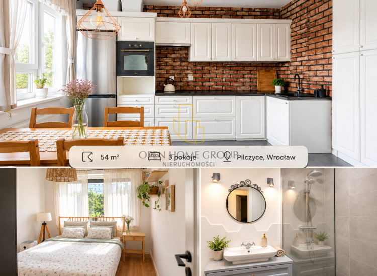 Pilczyce | 54 m² | 2 pokoje + salon Wrocław