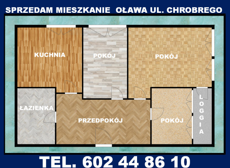 Mieszkanie Oława 3 pokoje do zamieszkania Oława