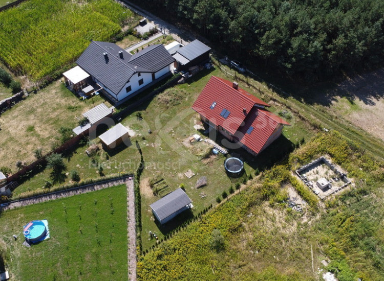 Dom wolnostojący, 6 pokoi, garaż, 14 ar, las Zimnica
