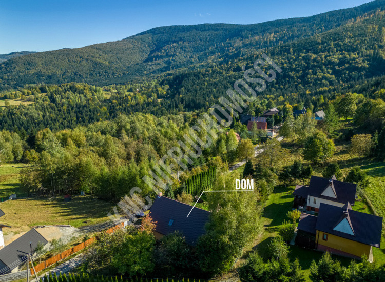 Dom w Zawoi z widokiem na góry – 820 m n.p.m. Zawoja
