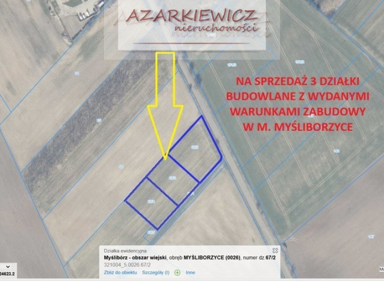 Działka Myśliborzyce Myśliborzyce