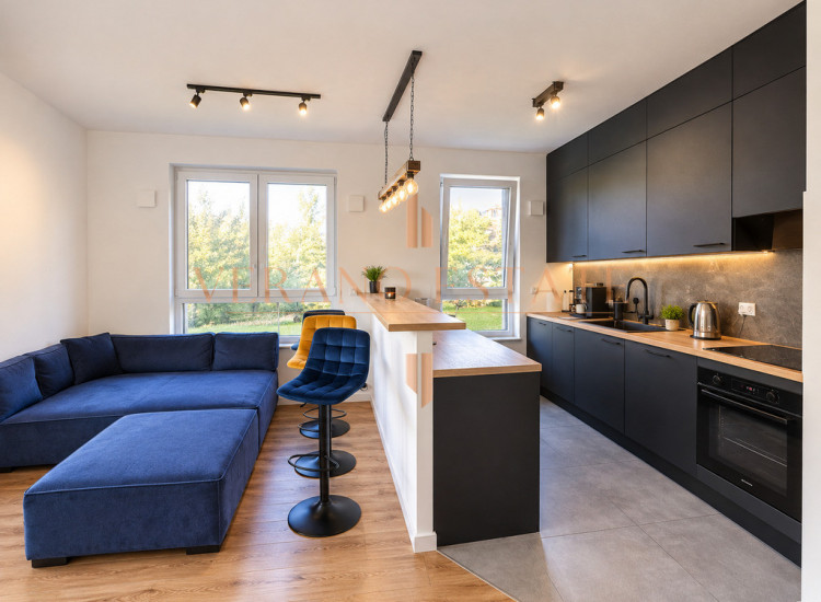 Urządzone 3 pokoje 58,28 m² z ogrodem 17 m² Włochy Warszawa