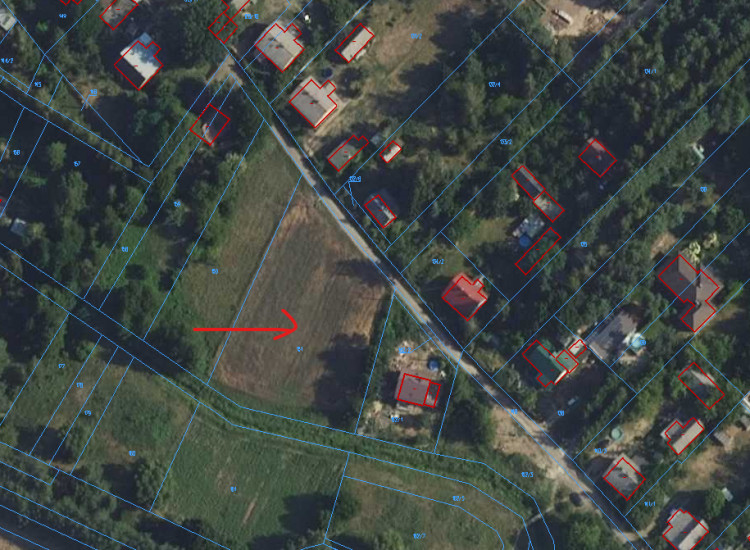 Działka w miejscowości Gaj, gmina Zabrodzie Gaj