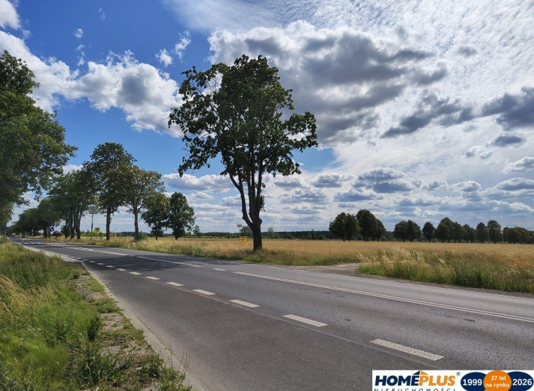 Działka przy DK 61 blisko Narwi 35 km od Warszawy Gzowo