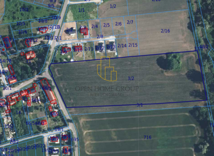 Szukalice, działka budowlana 43100 m2, media Szukalice