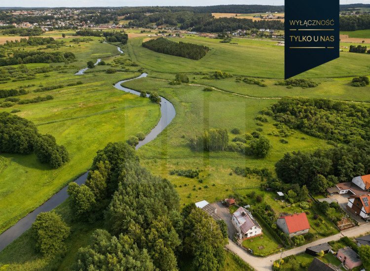 Działka 1,1 HA nad rzeką Radunią | Goręczyno Goręczyno