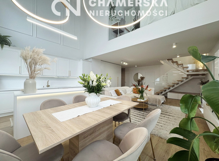 REZERWACJA -  Imponujący apartament z antresolą + 3 tarasy Kielce
