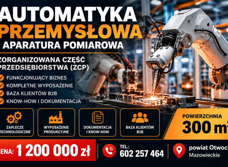 Funkcjonujący biznes – automatyka przemysłowa i aparatura pomiarowa, ZCP Otwock