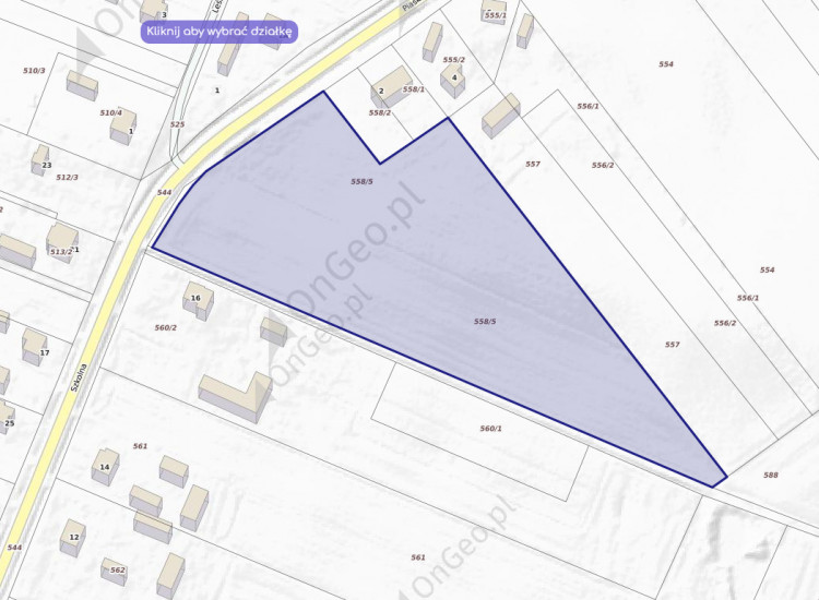 Na sprzedaż działka rolna o powierzchni 2,04 ha (20 390 m²) Dołhobyczów