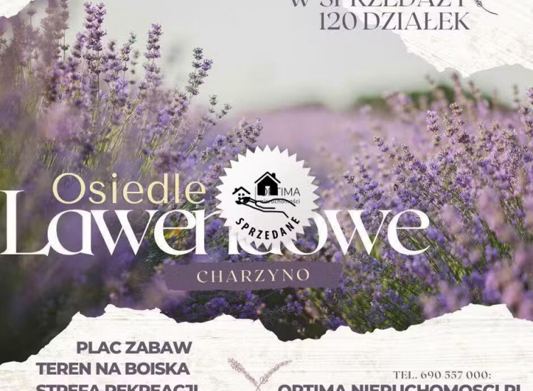 Działka Charzyno ul. Lawendowa Charzyno