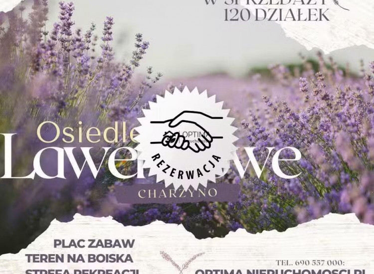 Działka Charzyno ul. Lawendowa Charzyno
