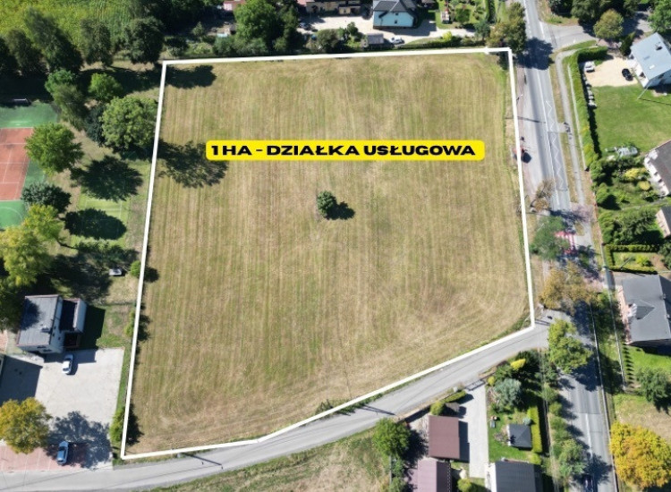 DZIAŁKA BUDOWLANO - USŁUGOWA przy głównej drodze FV 23% z Potencjałem Kopciowice