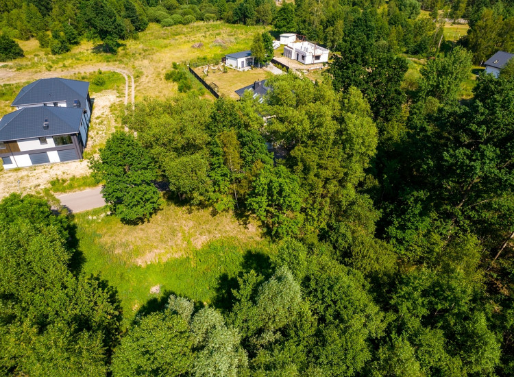 DZIAŁKA 909 m² Z PRAWOMOCNYM POZWOLENIEM NA BUDOWĘ Leśniakowizna