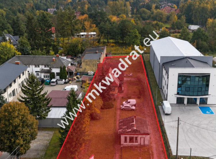 Działka pod halę Al. Krakowska TOP lokalizacja Łazy