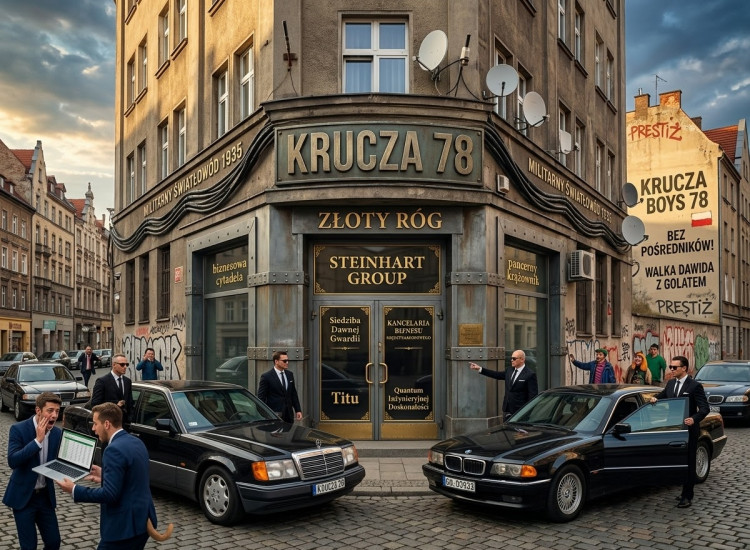 Sprzedam Monopol na frazę KRUCZA 78  z lokalem biurowym KANCELARIĘ  pod Dwoma Zegarami na złotym Rogu  Seven Point by Steinhart Wrocław