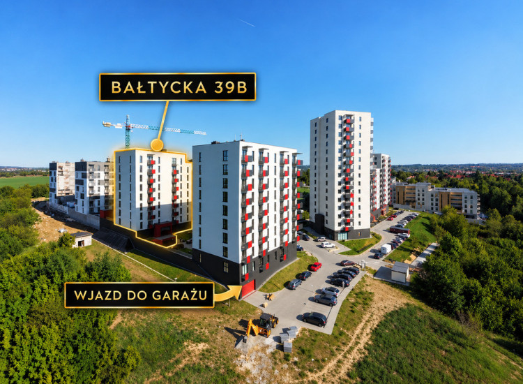 Miejsce postojowe w garażu podziemnym - Bałtycka 39B Rzeszów