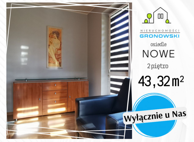 43,32 m² BEZPOŚREDNIO PRZY PARKU SOLANKOWYM w Inowrocławiu. Zadbane, wyposażone i gotowe do zamieszkania! Inowrocław