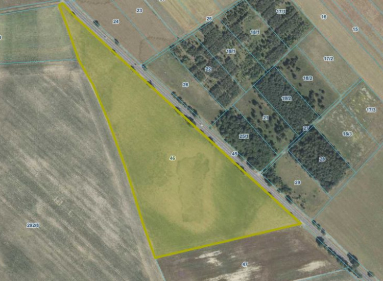 Grunt rolny 4,42 ha, obręb Kraszewo Kraszewo