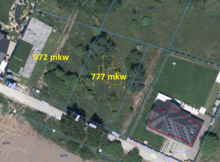 Wrocław, Radomierzyce, działka 777 m2 Radomierzyce