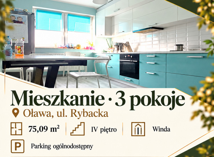 MIESZKANIE OŁAWA 3 POKOJE SPRZEDAM Oława