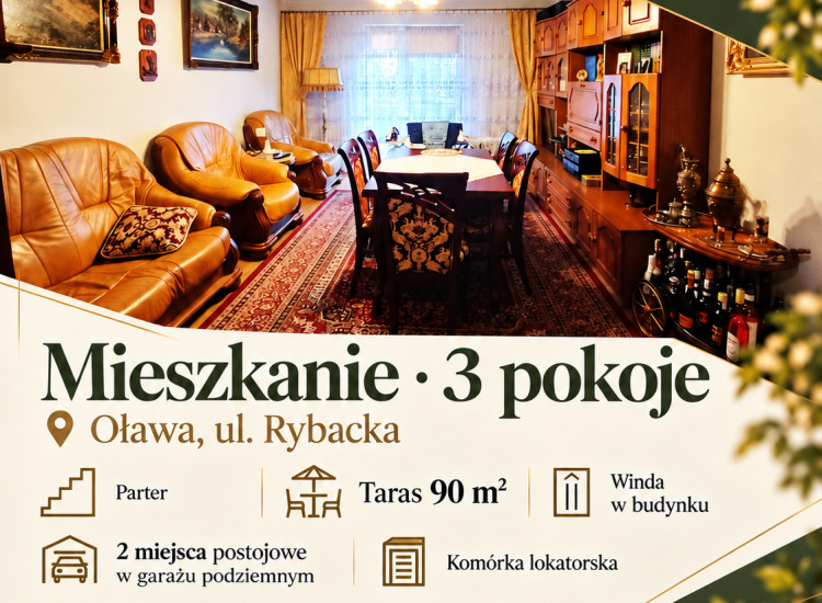 MIESZKANIE OŁAWA 3 POKOJE SPRZEDAM Oława